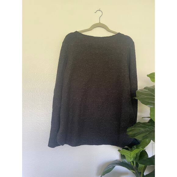 HM Women's Size M Black / Dark Gray Sweater - Picture 2 of 5